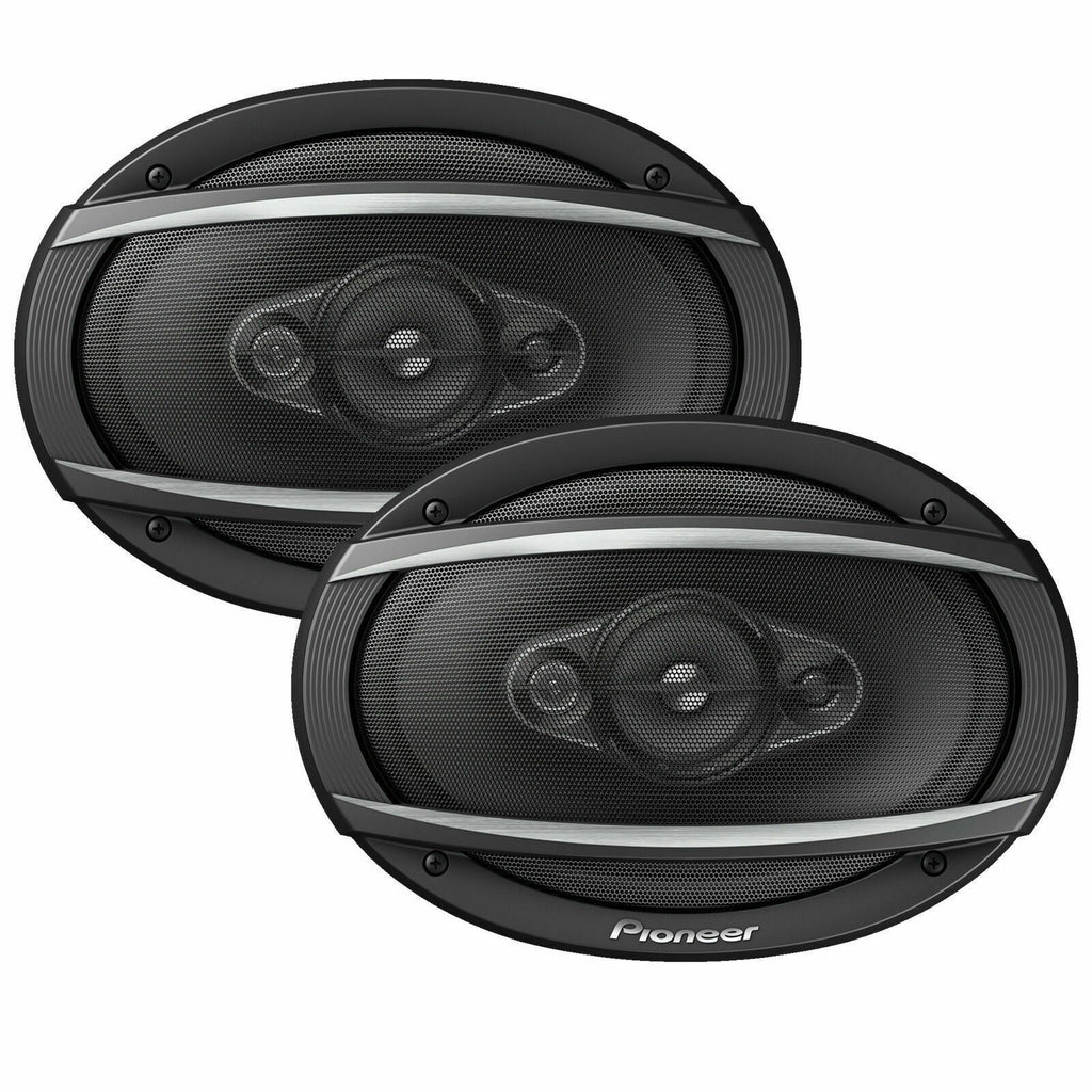 2 PIONEER TS-A6960F 450W MAX 6" X 9" 4-WAY 4-OHM STEREO COAXIAL SPEAKER (1PAIR)