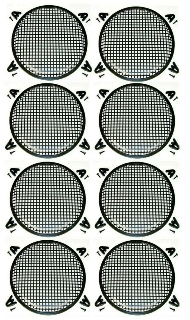 8 MK Audio 10" Subwoofer Metal Mesh Cover Waffle Speaker Grill Protect Guard DJ Car Audio