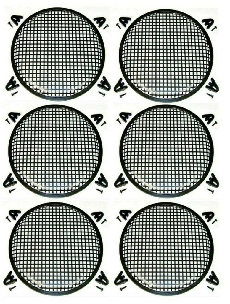 6 American Terminal 10" Subwoofer Metal Mesh Cover Waffle Speaker Grill Protect Guard DJ Car