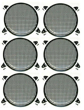 Load image into Gallery viewer, 6 American Terminal 10&quot; Subwoofer Metal Mesh Cover Waffle Speaker Grill Protect Guard DJ Car