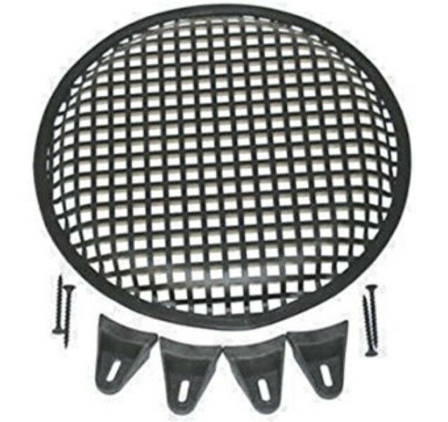 2 Patron 10" SubWoofer Metal Mesh Cover Waffle Speaker Grill Protect Guard DJ