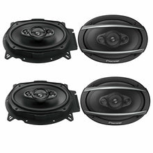 Charger l&#39;image dans la galerie, 4 X New Pioneer 6&quot; X 9&quot; Car Audio Coaxial 3-Way Stereo Speaker 400W Max 2 Pair