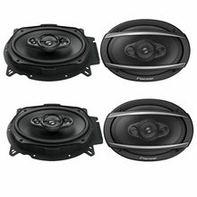 Charger l&#39;image dans la galerie, 2 Pair New Pioneer 6&quot; X 9&quot; Car Audio Coaxial 3-Way Stereo Speaker 400W Max