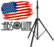 Charger l&#39;image dans la galerie, Absolute DJ Speaker Stand Tripod Foldout Load Capacity 100LB Maximum Height 72&quot;