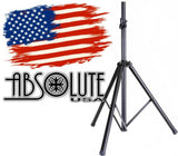 Absolute DJ Speaker Stand Tripod Foldout Load Capacity 100LB Maximum Height 72