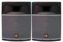 Load image into Gallery viewer, 2 MR DJ PRO115S 4000 Watt 15&quot; Woofer Passive Live PA DJ Speaker Monitor (Pair)