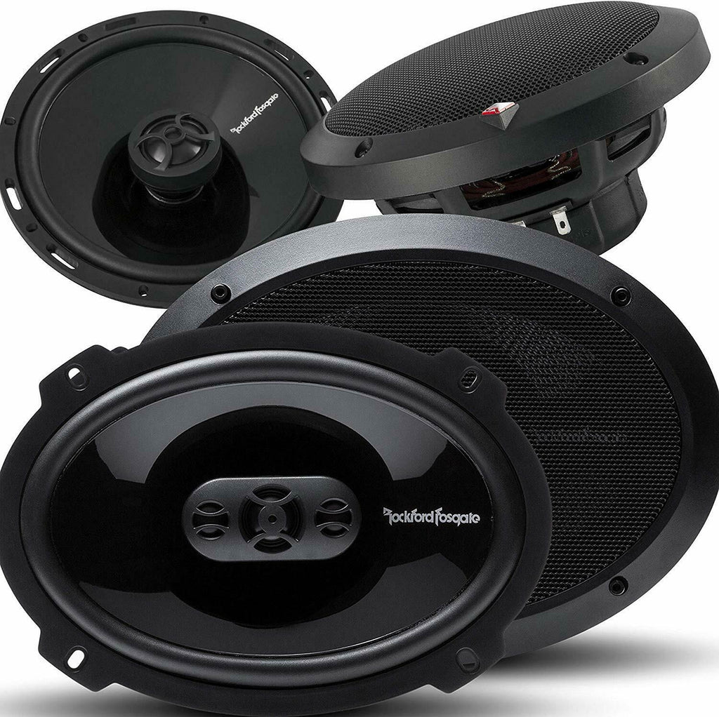 Rockford Fosgate Punch P1694 6" X 9" 300W 4-Way + P1650 6.5" 220W 2-Way