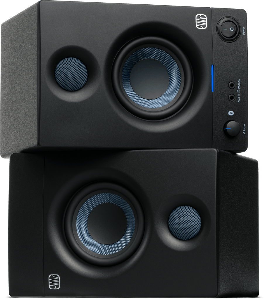 PreSonus 2777500122 Eris 3.5BT 3.5-inch Powered Bluetooth Studio Monitors - Black