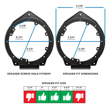 Charger l'image dans la galerie, Metra 82-3010 Speaker Adapter Compatible Fits for GM 2010-Up - 6 to 6.75 Inch