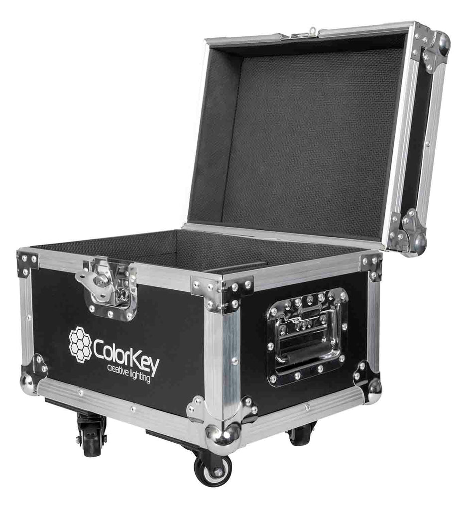 Colorkey CKU-7702 Cold Spark Machine Bundle 2 Dazzlers with Road Case - Black