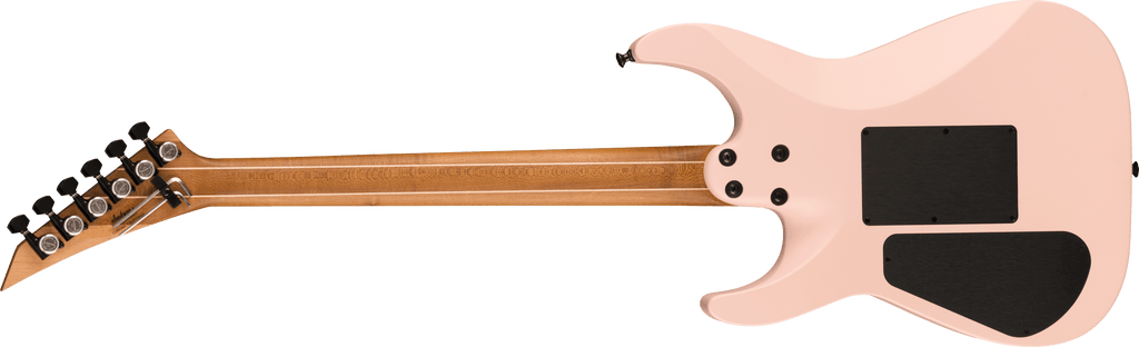 Jackson American Series Virtuoso, Streaked Ebony Fingerboard, Satin Shell Pink