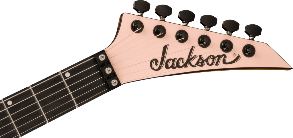 Jackson American Series Virtuoso, Streaked Ebony Fingerboard, Satin Shell Pink