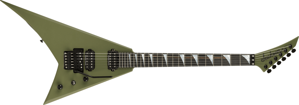 Jackson American Series Rhoads RR24, Ebony Fingerboard, Matte Army Drab