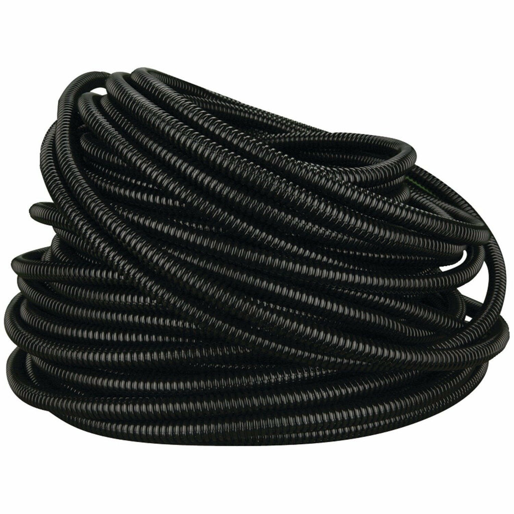 Metra SLT14 50' high quality 1/4" split loom wire tubing 50 feet in black ribbed design