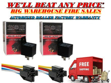 Load image into Gallery viewer, 2 x 12V 30/40 Amp SPDT Automotive Marine Bosch / Tyco Style 5 Pin Relay with Wires &amp; Harness Socket (Copy)