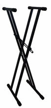 Load image into Gallery viewer, Mr. Dj USA KS350 Adjustable Metal Keyboard Electronic Piano X Stand Standard Rack