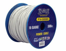Load image into Gallery viewer, Absolute USA P16-500WH 16 Gauge 500-Feet White Spool Primary Remote Power Wire Cable