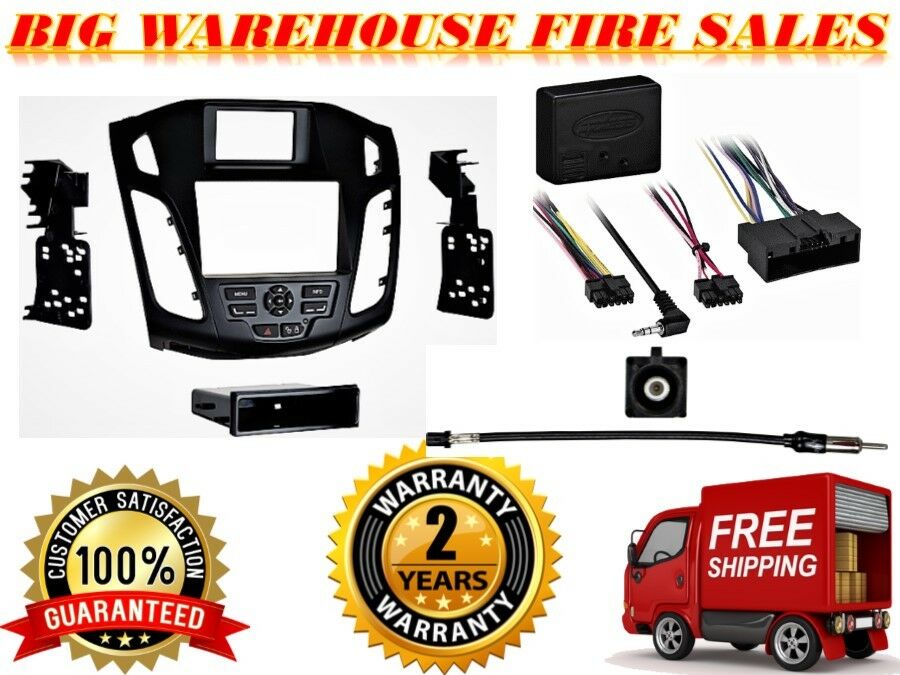 Metra 99-5827B Installation Dash Kit + AXDI-FD2 Data Interface + 40-EU10 Antenna Adapter