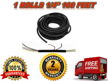 Load image into Gallery viewer, Absolute SLT14 100&#39; 100 feet 1/4&quot; split loom wire tubing hose cover auto home marine