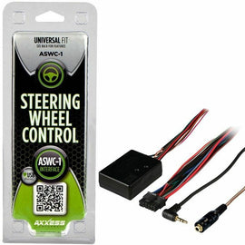 Metra Axxess ASWC-1 Universal Steering Wheel Control Interface & 40-CR10 Chrysler 2001-Up Car Antenna Adapter