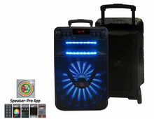 Charger l&#39;image dans la galerie, MR DJ 12&quot; Portable Speaker with Bluetooth/Rechargeable Battery and App Control 3000 Watts P.M.P.O