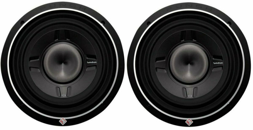 2 Rockford Fosgate P3SD2-12 1600W 12" Dual 2 Ohm Shallow Mount Truck Car Subwoofer