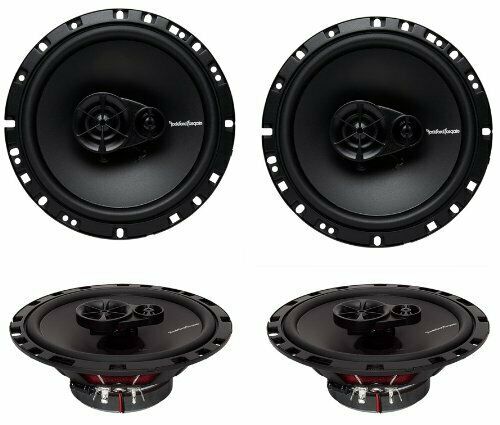 4 Speakers Rockford Fosgate R165X3 6.5" 180W 3 Way Car Audio Coaxial Speakers Stereo