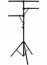 Load image into Gallery viewer, Mr Dj LS300 MR DJ SINGLE 12ft TALL T-BAR LIGHT STAND WITH DUAL SIDE BAR