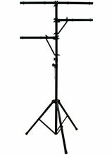 Charger l&#39;image dans la galerie, MR DJ LS-360 Heavy-Duty Portable DJ Light Stand w/ Two Fixture Arms &amp; T-Bar