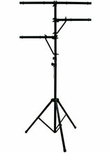 Charger l'image dans la galerie, Mr Dj LS300 Single 12ft Tall Portable T-BAR Light Stand with Dual Side BAR