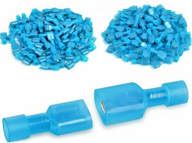 American Terminal 200Pcs Male & Female Insulated Spade Wire Crimp Terminal Cable Connector Kit