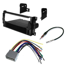 Load image into Gallery viewer, Chrysler Dodge Jeep Single Din Dash Kit for Radio Stereo Install Harness Antenna