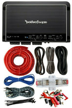 Charger l&#39;image dans la galerie, Rockford Fosgate R250X4 Prime 250 Watts 4-Channel Amplifier + 4 Gauge Amp Kit