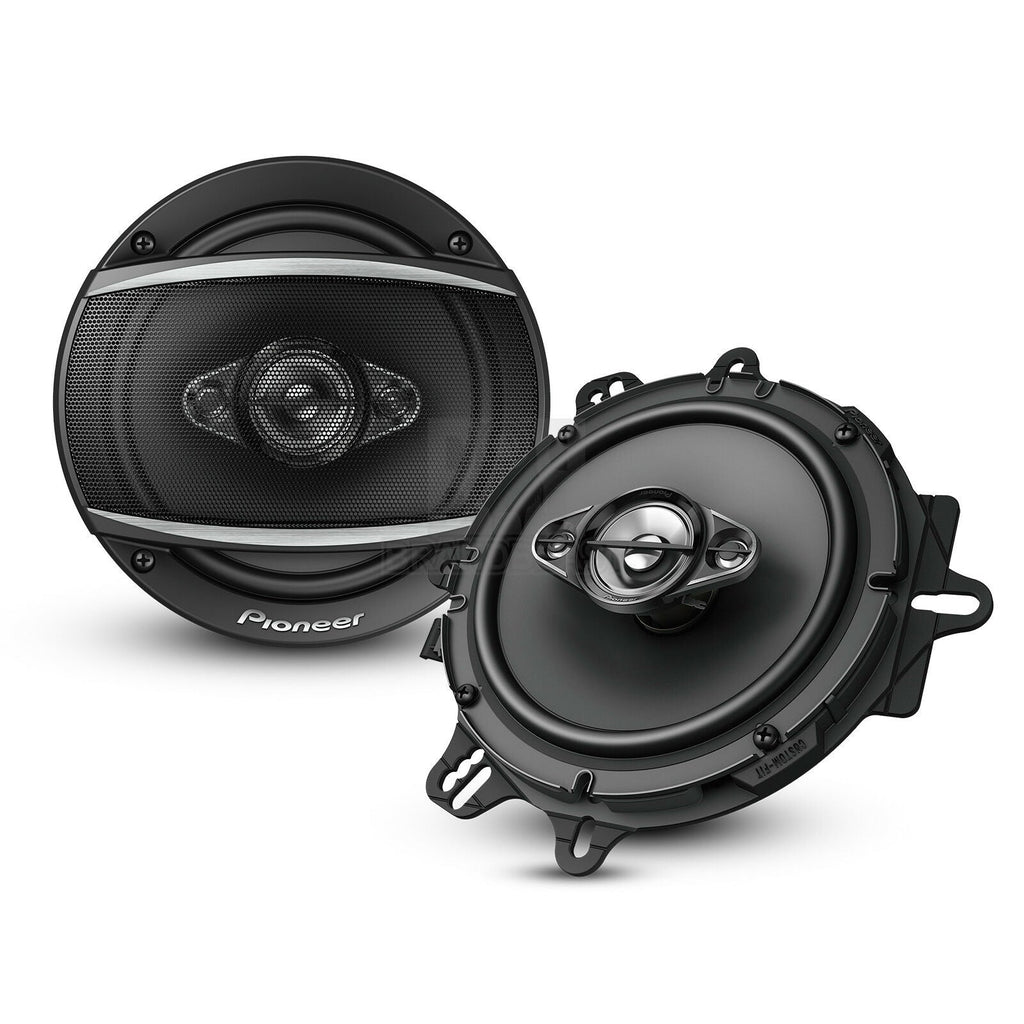 4 Pioneer TS-A1680f 6.5" 350-Watt 4Way Speakers + Metra 72-4568 Speaker Harness for Selected General Motor Vehicles