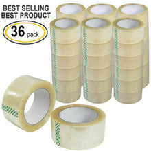 Charger l&#39;image dans la galerie, 36 Rolls 2&quot; x 110 Yards, 330 ft. Clear Carton Sealing Packing Package Tape