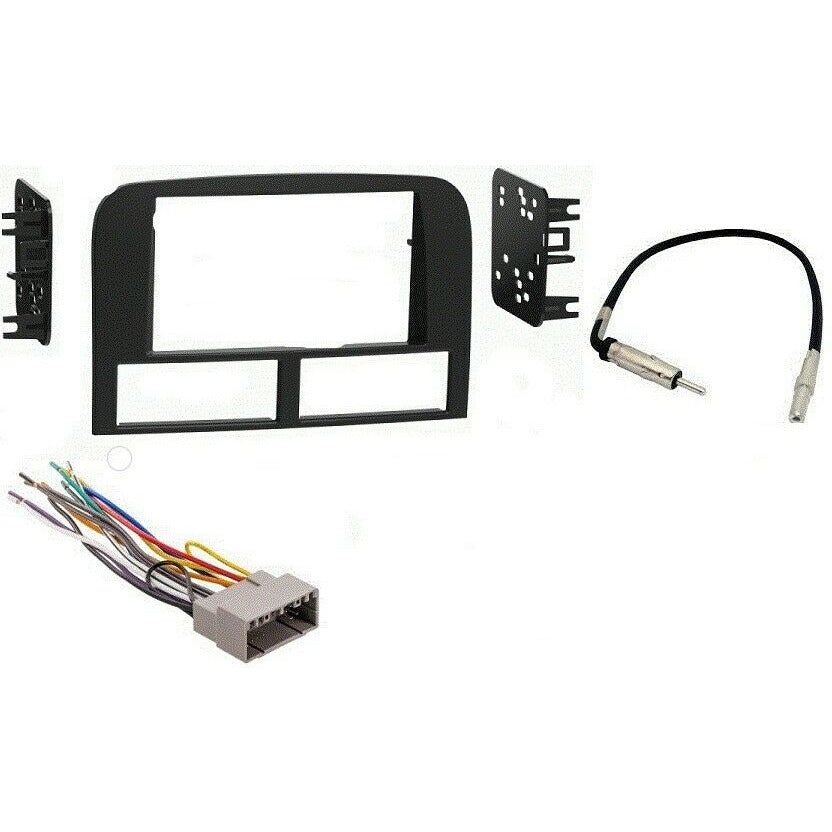 Metra 95-6546B 02-2004 Jeep Grand Cherokee Double Din Radio Stereo Install Dash Kit Matte Black