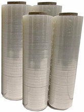 Charger l&#39;image dans la galerie, BM Paper 18&quot; x 1500 Square Feet 80 Gauge 4 Rolls Pallet Wrap Stretch Film Hand Shrink Wrap