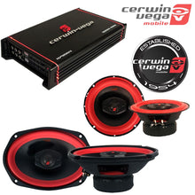 Load image into Gallery viewer, Cerwin Vega Package 4 CH 800W &amp; V69 6x9" 500W &amp; V65 6.5" 400W