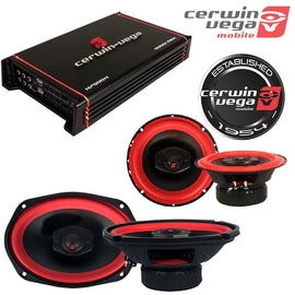 Cerwin Vega Package 4 CH 800W & V69 6x9