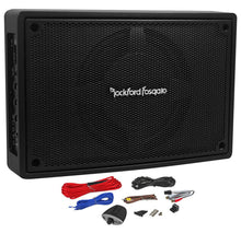 Load image into Gallery viewer, ROCKFORD FOSGATE PS-8 8&quot; COMPACT POWERED ENCLOSED SUBWOOFER SPEAKER AMPLIFIER