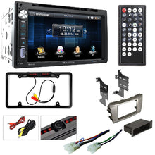 Charger l&#39;image dans la galerie, Soundstream Double DIN 6.2&quot; Touchscreen CD/DVD Bluetooth Car Stereo dash kit for 2007-2011 Toyota Camry &amp; Absolute Rear View Camera