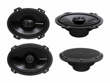 Charger l&#39;image dans la galerie, Rockford Fosgate P1683 6x8&quot; 130W 3 Way + P1692 6x9&quot; 150W 2 Way Speakers