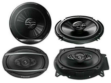 Load image into Gallery viewer, 2 Pair Pioneer TS-A6960F 450W 6&quot;x9&quot; Speakers + TS-G1620F 6.5&quot; 300W Speakers