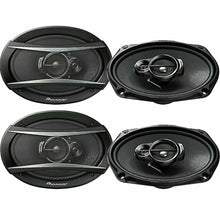 Charger l&#39;image dans la galerie, 2 Pair Pioneer TS-A6960F 6x9&quot; 4-Way 450Watt Coaxial Car Audio Speakers