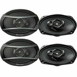 4 x Pioneer TS-A6966R 6x9