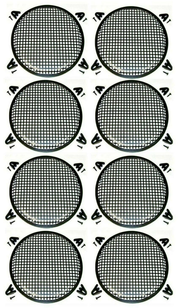8 Absolute 10" Subwoofer Metal Mesh Cover Waffle Speaker Grill Protect Guard DJ