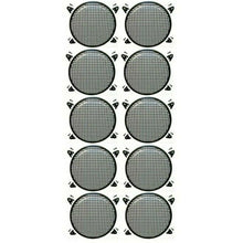 Load image into Gallery viewer, 10 Absolute 10&quot; Subwoofer Metal Mesh Cover Waffle Speaker Grill Protect Guard DJ