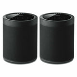 2 Yamaha WX-021BL wireless powered speakers with Wi-Fi, Bluetooth, and Apple Airplay