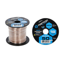 Load image into Gallery viewer, Raptor RSW18-50 Speaker Wire 18GA CLEAR CCA 50FT - Vice Series