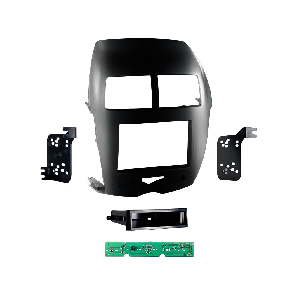 Metra 99-7014HG Single/Double DIN High Dash Kit - Compatible Fits for Mitsubishi Outlander Sport 2011-2014